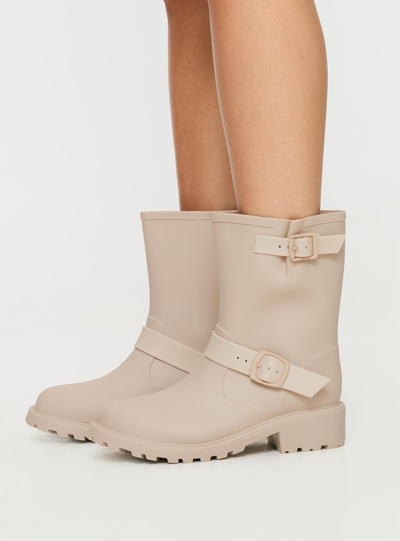 Senorita Rubber Boots Cream
