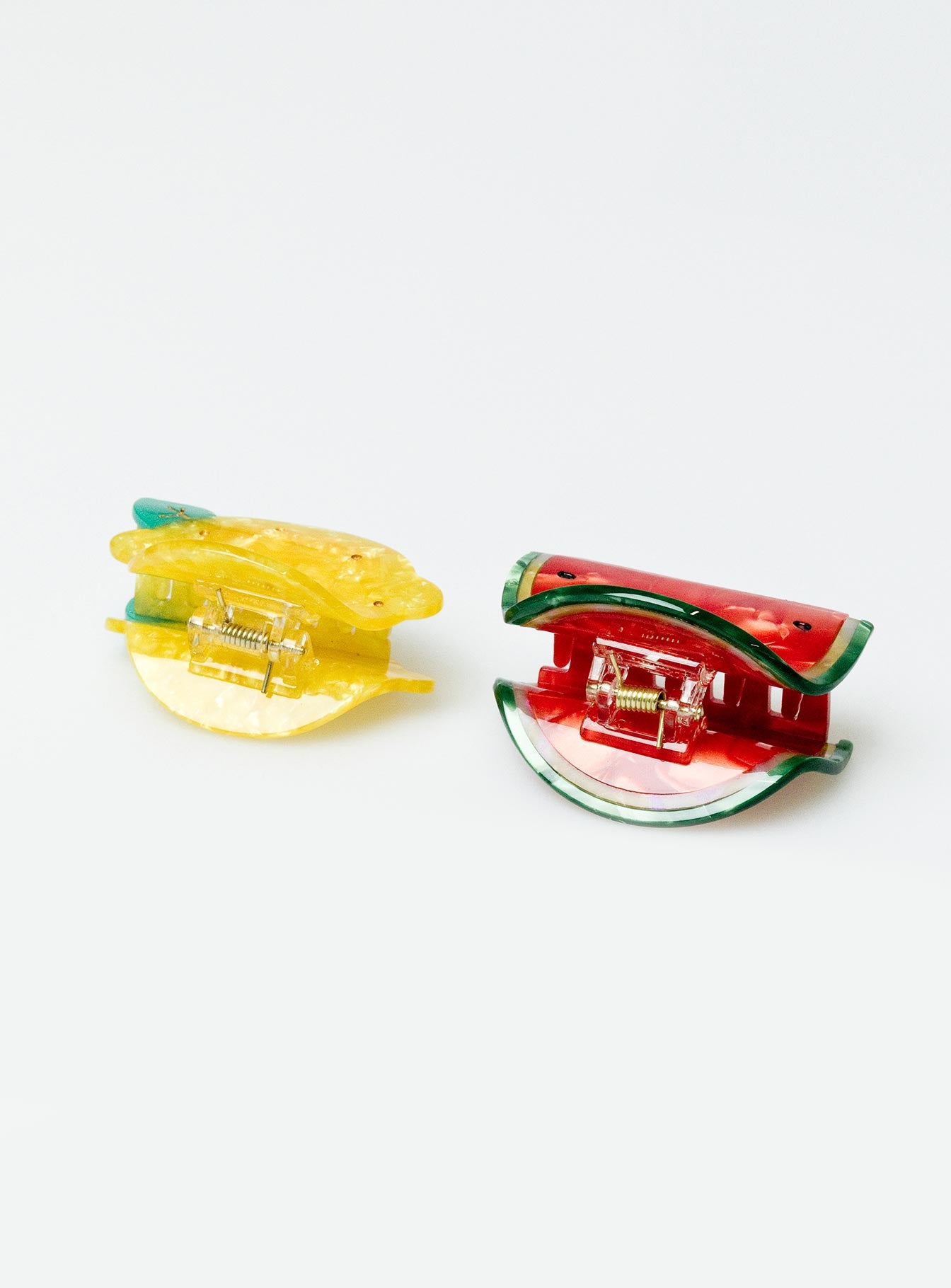 Hair clip Pack of two Fruit design Claw clip style