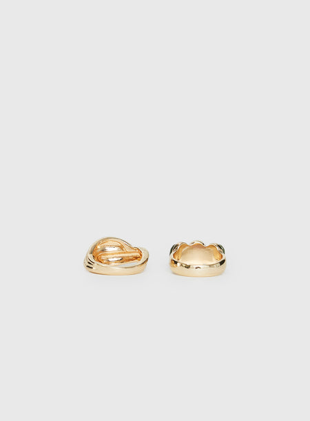 Everlong Ring Set Gold