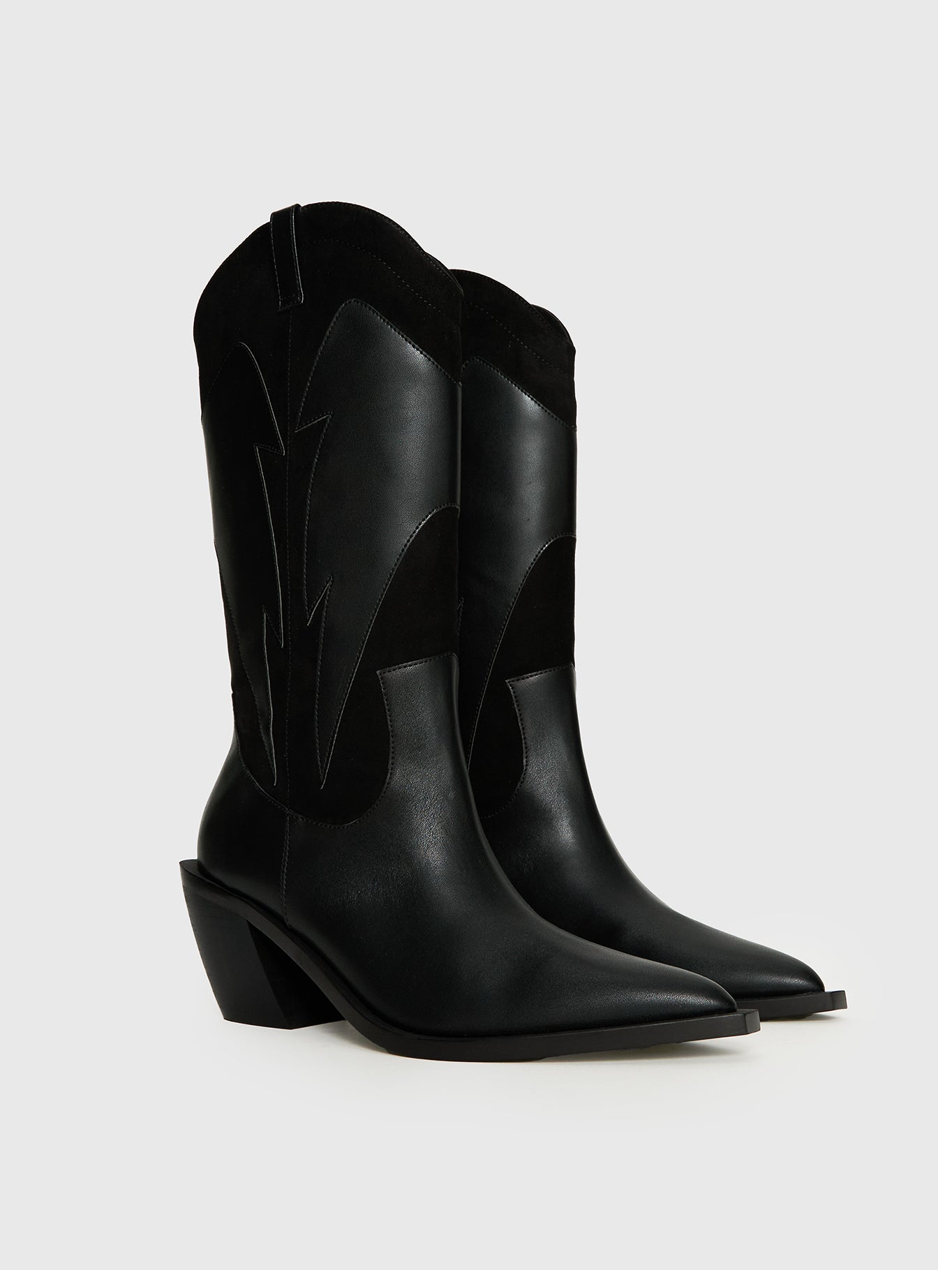 Takes You Far Cowboy Boot Black