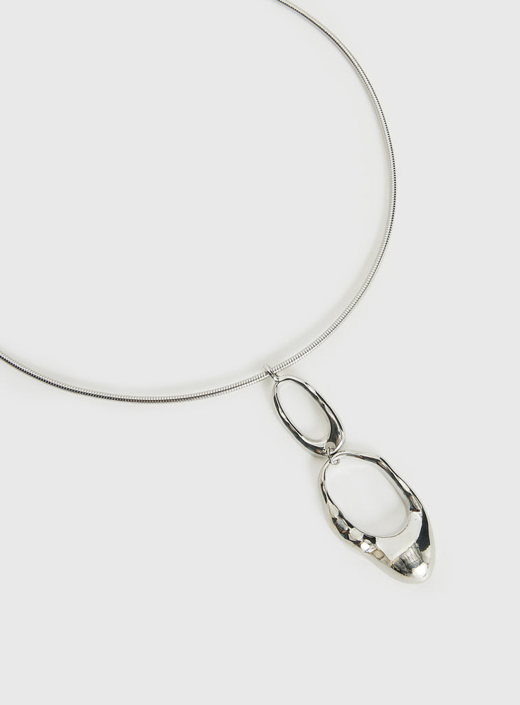 Marivella Pendant Necklace Silver | Princess Polly