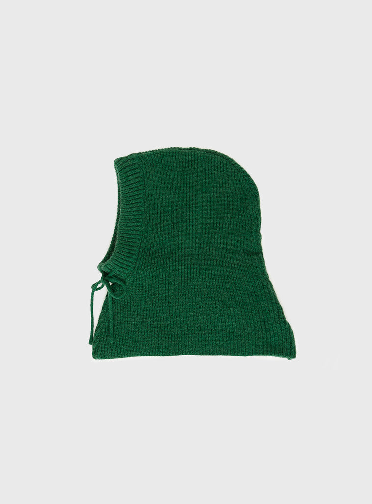 Morrie Knit Hood Green