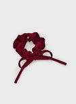 Harp Scrunchie Red