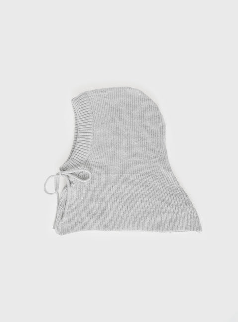 Morrie Knit Hood Grey