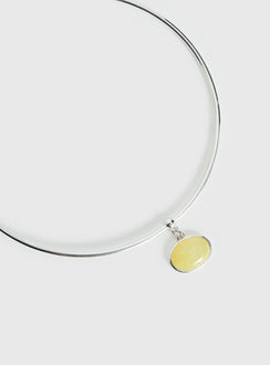 Vanita Necklace Silver / Yellow