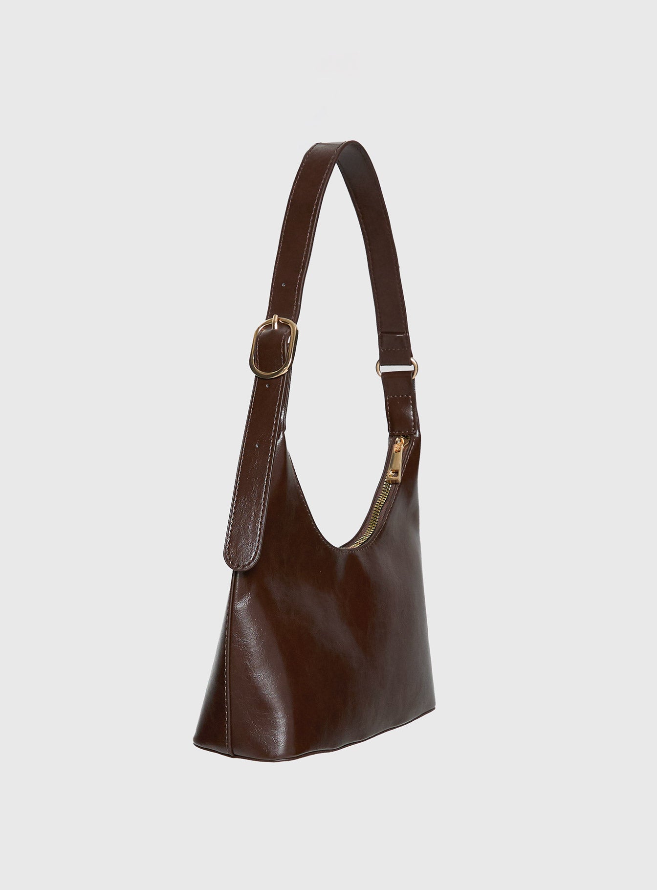 Lacen Medium Shoulder Bag Brown