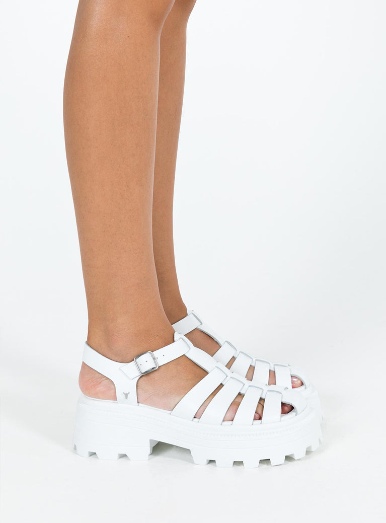 Windsor Smith Rare Sandals White | Princess Polly USA
