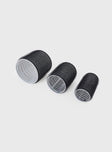Hair roller pack Multiple sizes, includes ten rollers