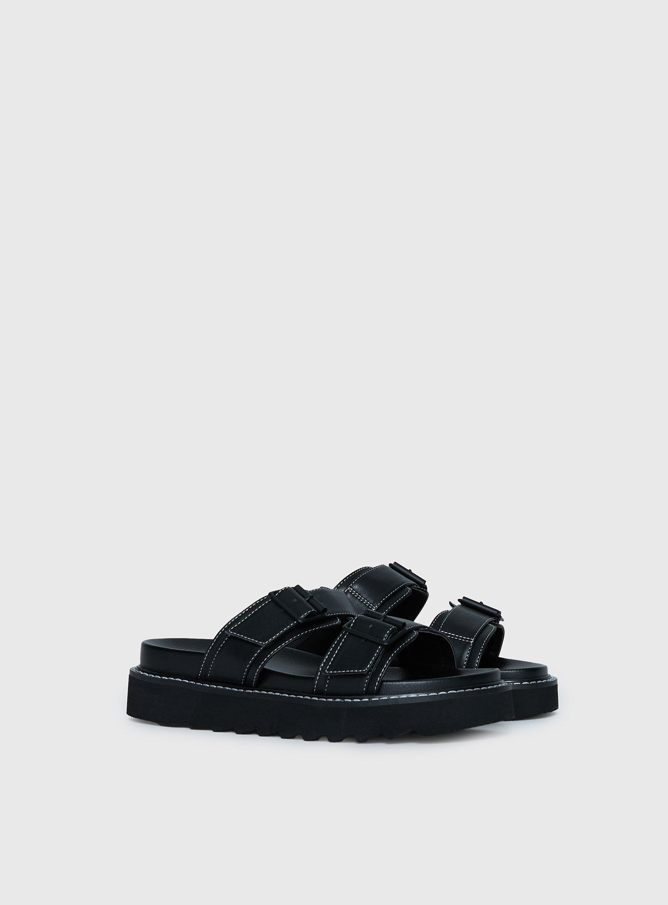 Ma Belle Sandals Contrast Stitch | Princess Polly