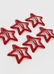 Starhaven Clip Set Red