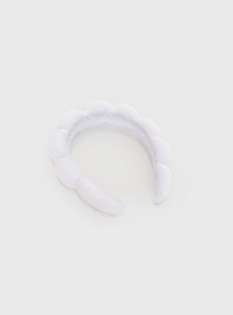 Shimmie Headband White