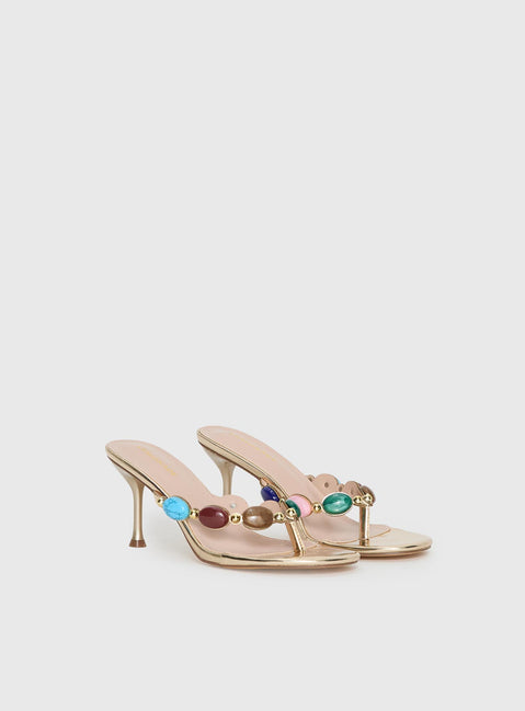 Nina Bead Heels Multi