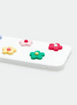 iPhone case Plastic style 3D flower detail