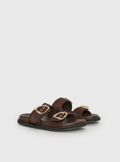 Billini Theresa Slides Chocolate