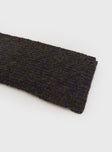 Black Scarf Soft textured material