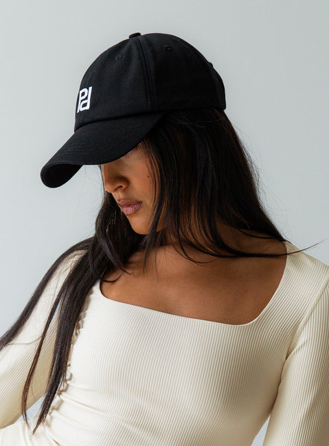 Time To Run Activewear Cap Black