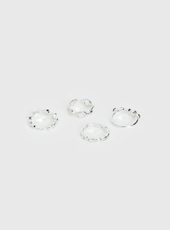 Cosmic Crush Ring Pack Silver