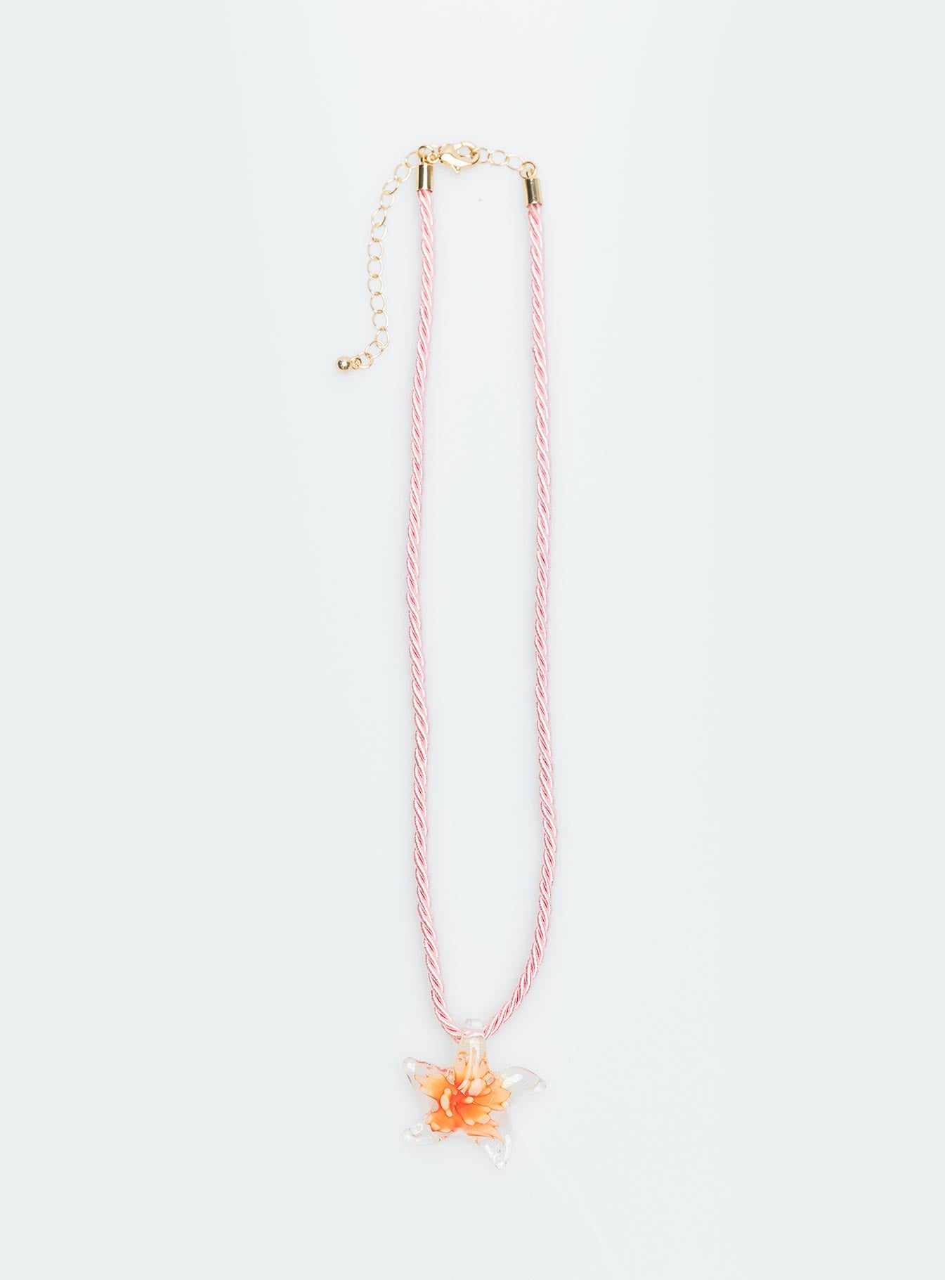 Clear The Air Necklace Pink