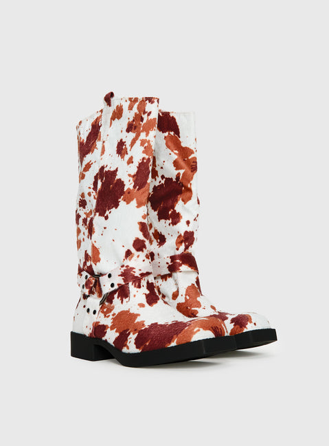 Wrecked Western Boots Animal