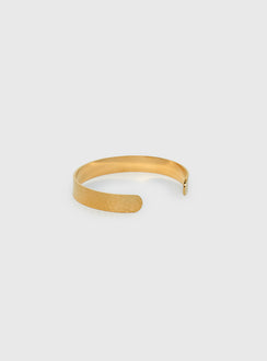 Bridgeta Gold Plated Cuff Bracelet Gold