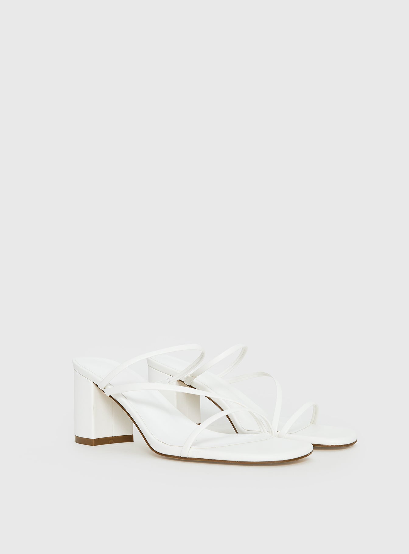 Billini Yazmin Heels White | Princess Polly