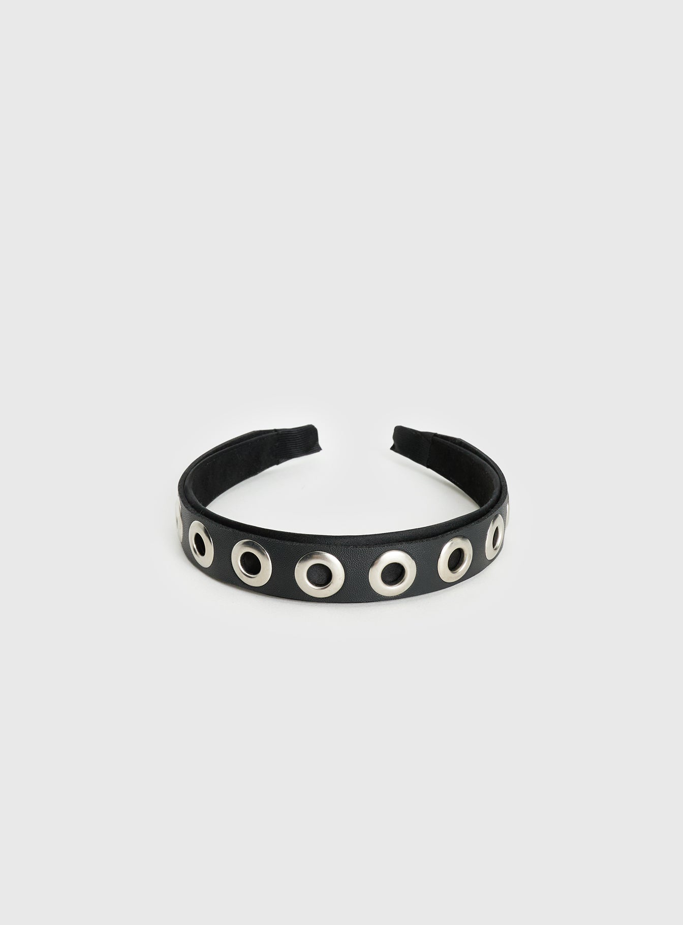 Yasminn Eyelet Headband Black