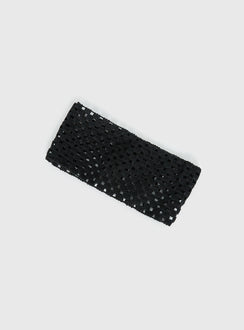 Winslet Knit Headband Black
