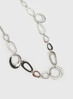 Wavelength Chain Belt Silver