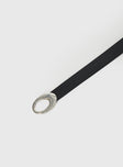 Jaide Low Waist Belt Black / Silver