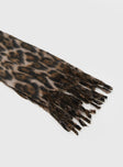 Away We Go Scarf Leopard