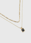 Atalanta Layered Necklace Gold