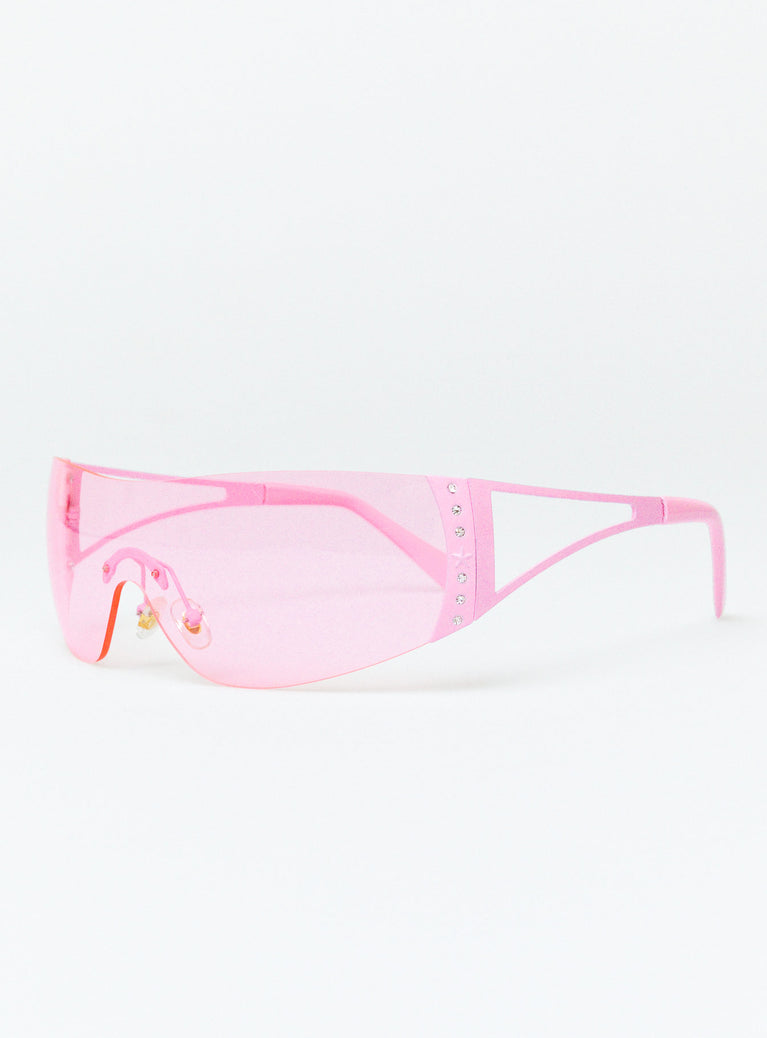 Dior Club Shield Sunglasses Pink
