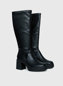 Westcott Knee High Boots Black