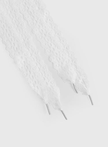 Masonne Lace Shoelaces White