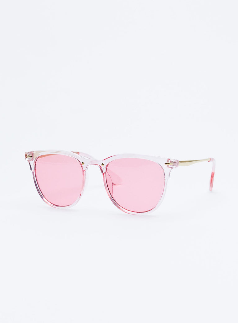 25 Blackpink Blank Plastic Sunglasses (Blank)