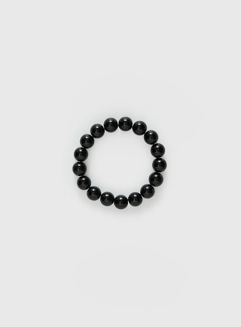 Orlynn Beaded Bracelet Black