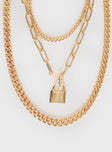 Project Necklace Set Gold