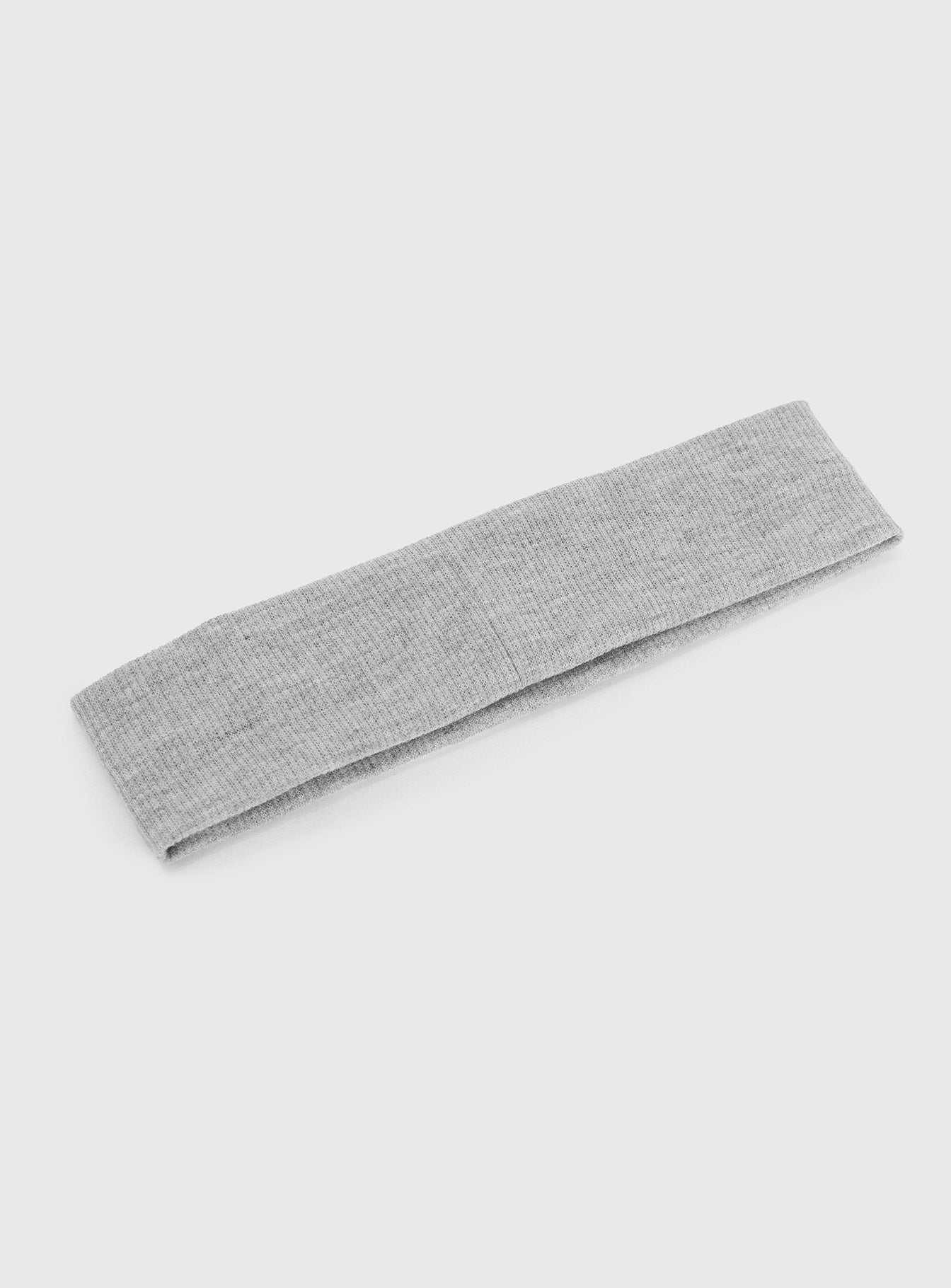 Isabeau Ribbed Headband Grey Marle