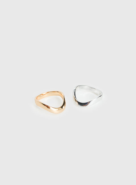 Sandrelle Ring Pack Gold / Silver