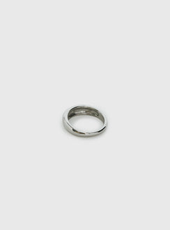 Karensa Stainless Steel Dome Ring Silver