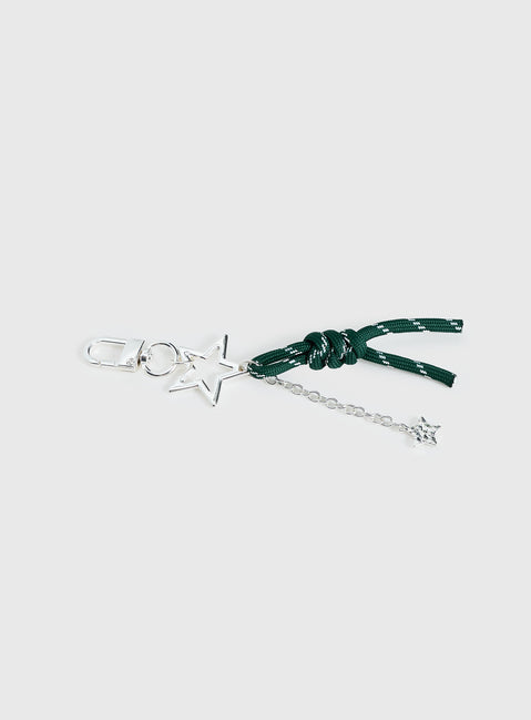 What A Star Keychain Silver