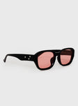 Matthias Sunglasses Black / Pink