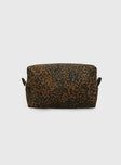 Cappucino Pouch Leopard