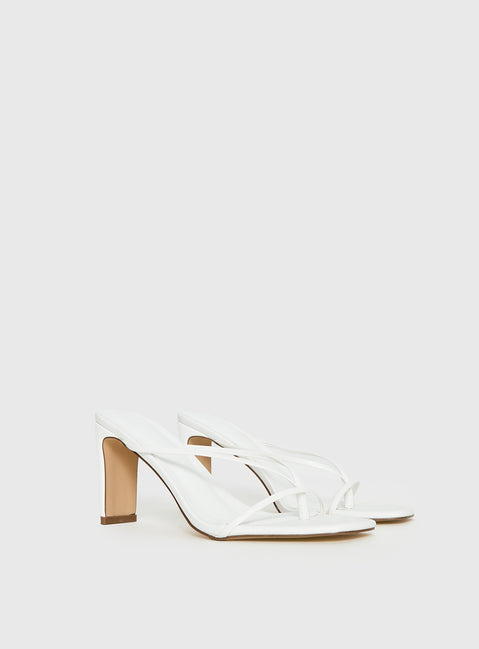 Billini Silas Heels White