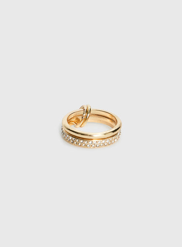 Something Sweet Stacked Ring Gold