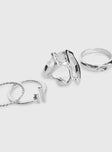 Better Together Ring Set Silver