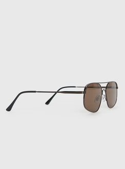 Elevation Aviator Sunglasses Bronze / Brown