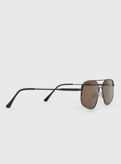 Elevation Aviator Sunglasses Bronze / Brown