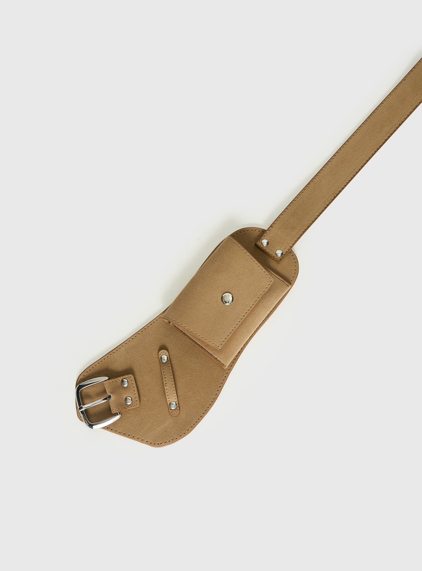 Fuego Pocket Belt Beige | Princess Polly