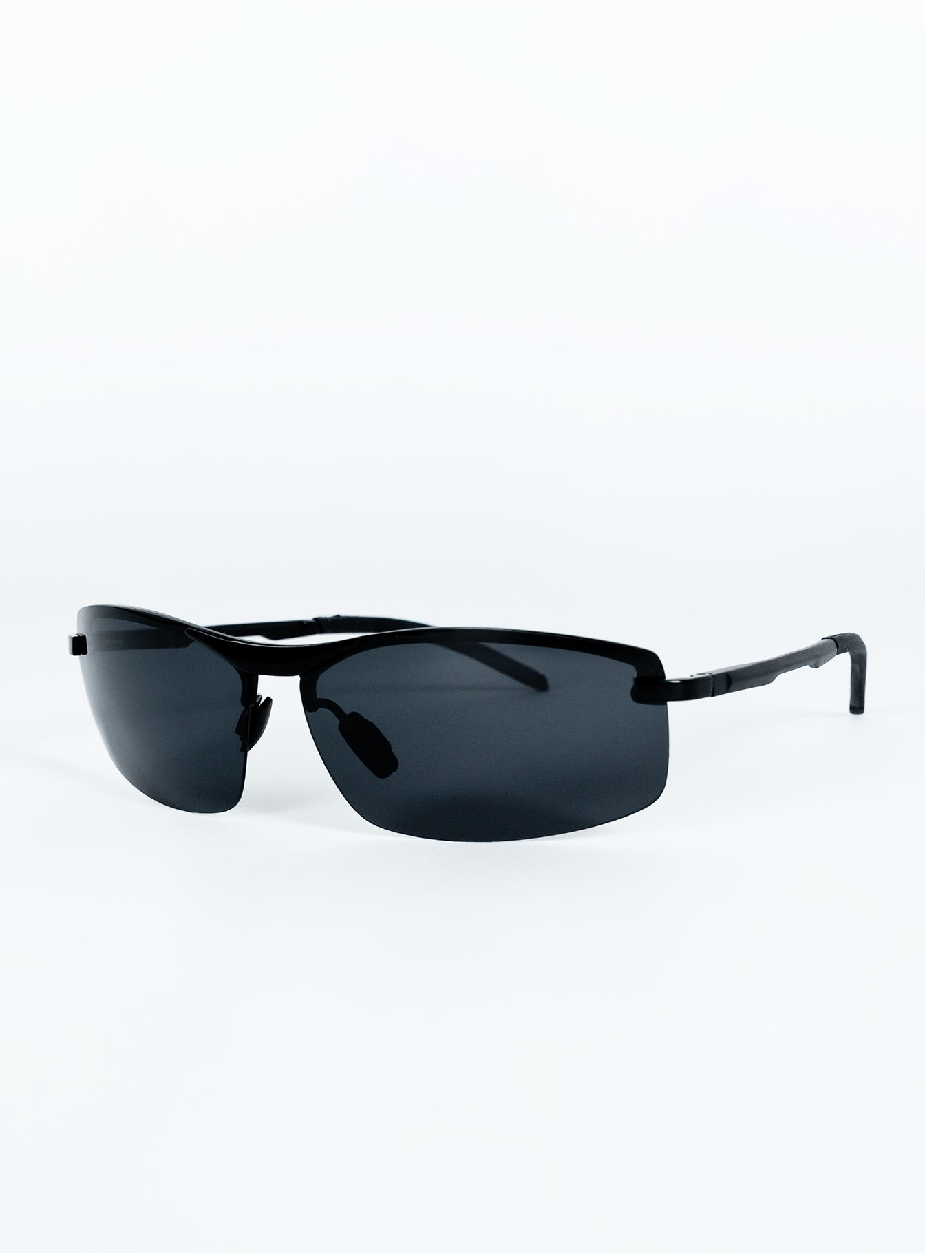 Sunglasses Metal frame, silicone nose pads